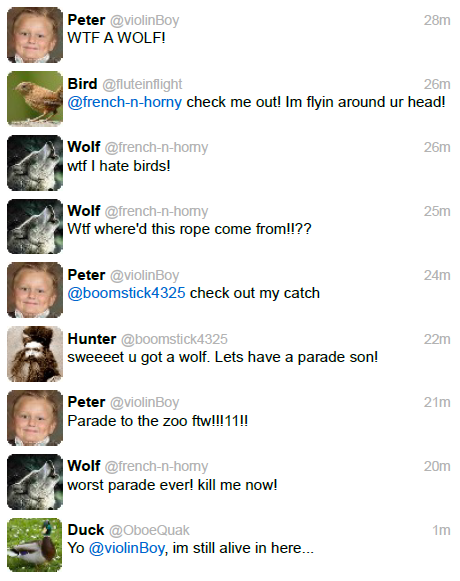 Tweeter and the Wolf